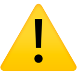 Emoji de advertencia